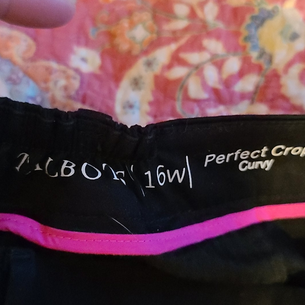 Black pants women  Talbots 16W